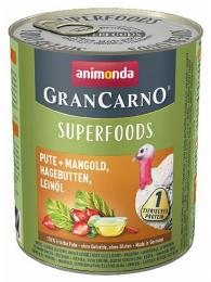 Animonda GranCarno konzerva Superfoods krůta, mangold, šípky, lněný olej 800 g