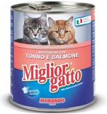 Miglior Gatto tuňák+losos konzerva kočka 800 g