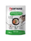 Ontario Cat kapsička kuřecí s krevetami v omáčce 80 g