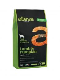Alleva Natural Dog dry adult medium/maxi lamb & pumpkin