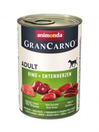 Animonda GranCarno konzerva hovězí, kachní srdce 400 g