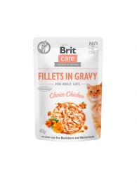 Brit Care Cat Pouch Fillets in Gravy Choice Chicken 85 g