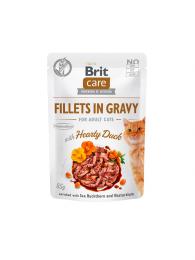 Brit Care Cat Pouch Fillets in Gravy with Hearty Duck 85 g