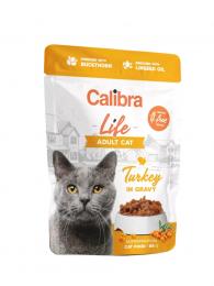 Calibra Cat Life kapsička Adult Turkey in gravy 85 g