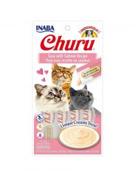 Inaba Churu Cat Purée Tuna with Salmon 4x14 g