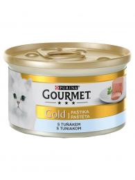 Gourmet Gold cat konzerva paštika s tuňákem 85 g