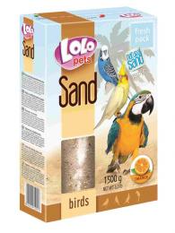 LOLOPets Sand pomerančový písek pro ptáky 1500 g