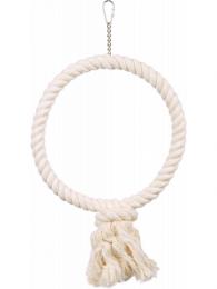 Trixie Závěsný bavlněný kruh s uzlem 25 cm