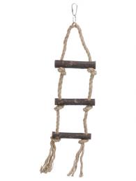 Trixie Závěsný žebřík motouz+3 dřevěné příčky 40 cm