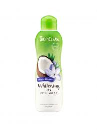 TropiClean šampon na bílou srst zázvor a kokos 355 ml
