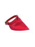 B&F Obojek+bavlněný šátek červený 18x45 cm