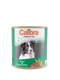 Calibra Dog konzerva Premium Adult hovězí se zeleninou 800 g
