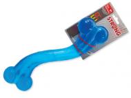 Dog Fantasy Hračka Good Rubber kost guma dlouhá modrá 30,4 cm