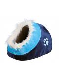 Trixie pelíšek koule Minou č.1 tmavě modrá/modrá 35x26x41 cm